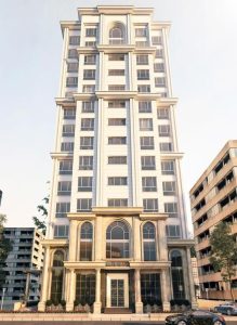 ورودی اصلی برج آترا منطقه ۲۲ تهران